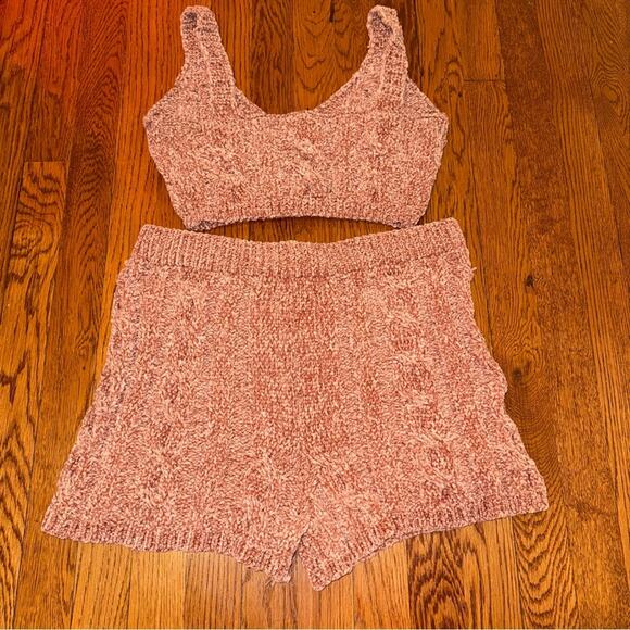 Fashion Nova Lounge Crop Top and Shorts Set - Picture 8 of 14